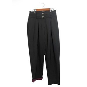 4 Four Objects Double Waist Trouser Pants Wool Blend Size 3 Medium 28" Inseam